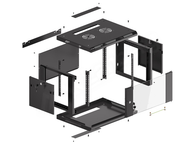 Computer components Lanberg LANBERG WF01-6406-10B Lanberg wall-mount - Image 2