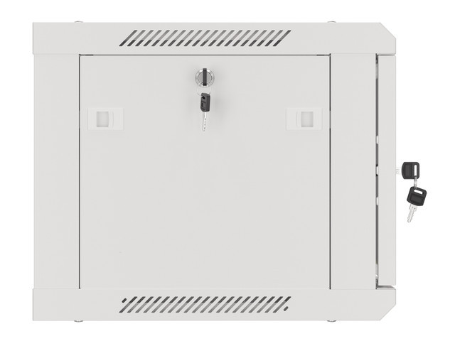Servers Lanberg Rack cabinet 19" wall-mount 6U/600x450 (flat pack) with glass door V2, grey | - Image 12