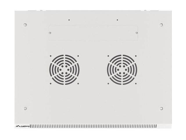 Servers Lanberg Rack cabinet 19" wall-mount 6U/600x450 (flat pack) with glass door V2, grey | - Image 14