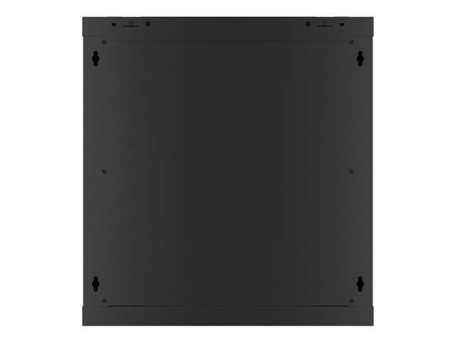 Lanberg | Rack cabinet 19" wall-mount 12U/600x600 (flat pack) with glass door | WF01-6612-10B | Black - Image 11