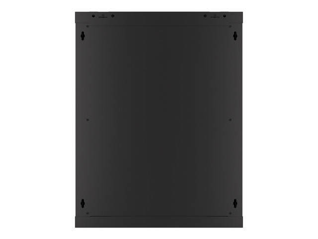 Lanberg | Rack cabinet 19" wall-mount 15U/600x600 (flat pack) with glass door | WF01-6615-10B | Black - Image 7