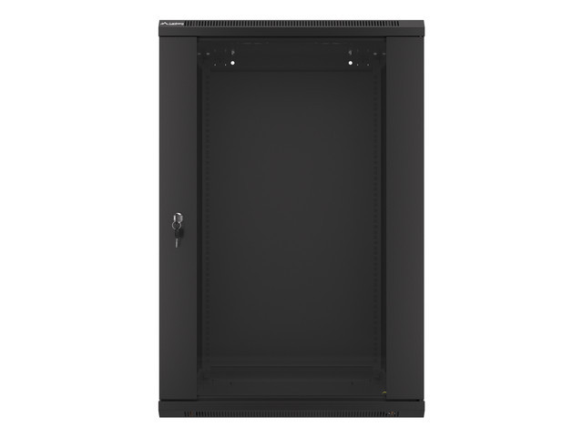 Servers Lanberg Rack cabinet 19" wall-mount 18U/600x600 (flat pack) with glass door V2, black | - Image 11