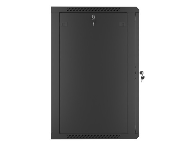 Servers Lanberg Rack cabinet 19" wall-mount 18U/600x600 (flat pack) with glass door V2, black | - Image 3