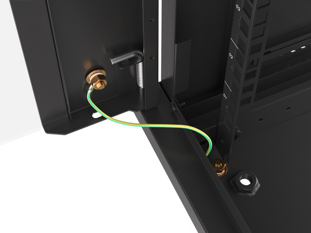 Servers Lanberg Rack cabinet 19" wall-mount 18U/600x600 (flat pack) with glass door V2, black | - Image 14