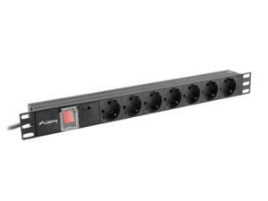 LANBERG PDU RACK POWER STRIP (1U,10A,7X SHUKO,2M)