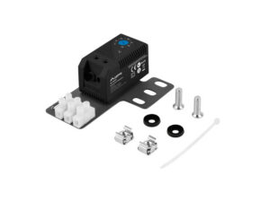 Lanberg Closed-loop thermostat 10A for rack cabinets with 19" ear and terminal block | AK-1505-B | Black