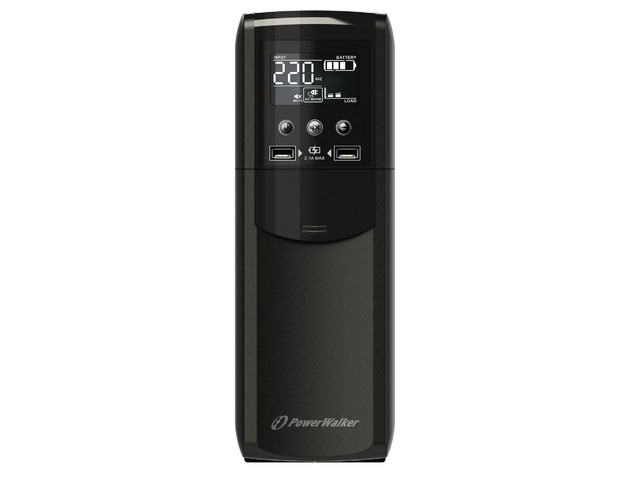 UPS POWERWALK VI 800 CSW FR Power Walker Line-Interactive CSW 800VA 4x FR, RJ11 / RJ45 in/out, USB - Image 2