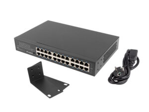 LANBERG switch rack 19inch 24-port 1GB
