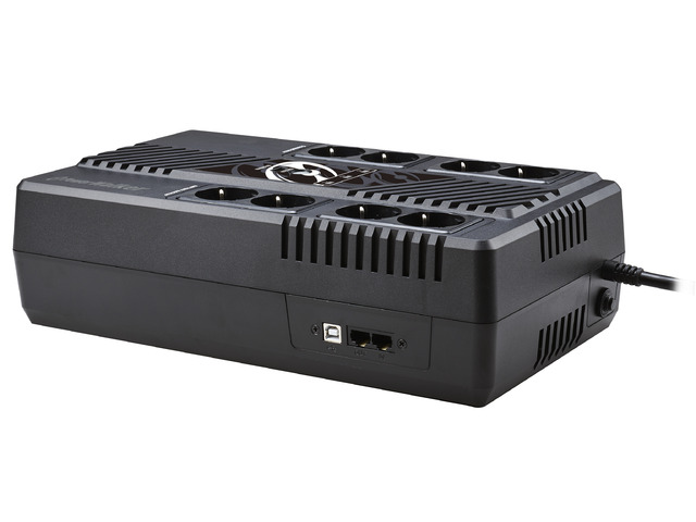 UPS POWER WALKER UPS Line-Interactive 600VA MS 8x FR RJ45 in/out USB HID USB charger - Image 3