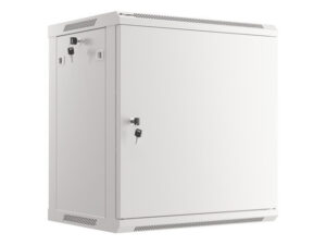 Lanberg | Rack cabinet 19" wall-mount 12U/600x450 for self-assembly with metal door (flat pack) | WF01-6412-00S | Grey