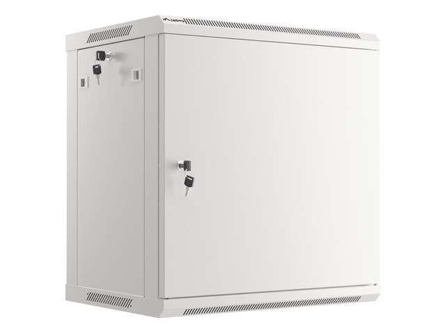 Lanberg | Rack cabinet 19" wall-mount 12U/600x450 for self-assembly with metal door (flat pack) | WF01-6412-00S | Grey