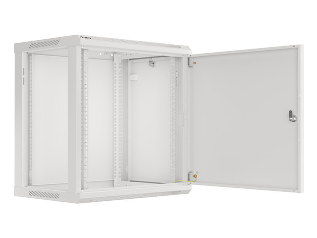 Lanberg | Rack cabinet 19" wall-mount 12U/600x450 for self-assembly with metal door (flat pack) | WF01-6412-00S | Grey - Image 6