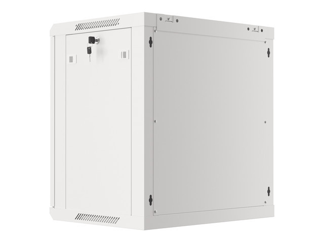 Lanberg | Rack cabinet 19" wall-mount 12U/600x450 for self-assembly with metal door (flat pack) | WF01-6412-00S | Grey - Image 14