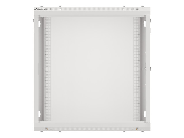 Lanberg | Rack cabinet 19" wall-mount 12U/600x450 for self-assembly with metal door (flat pack) | WF01-6412-00S | Grey - Image 7