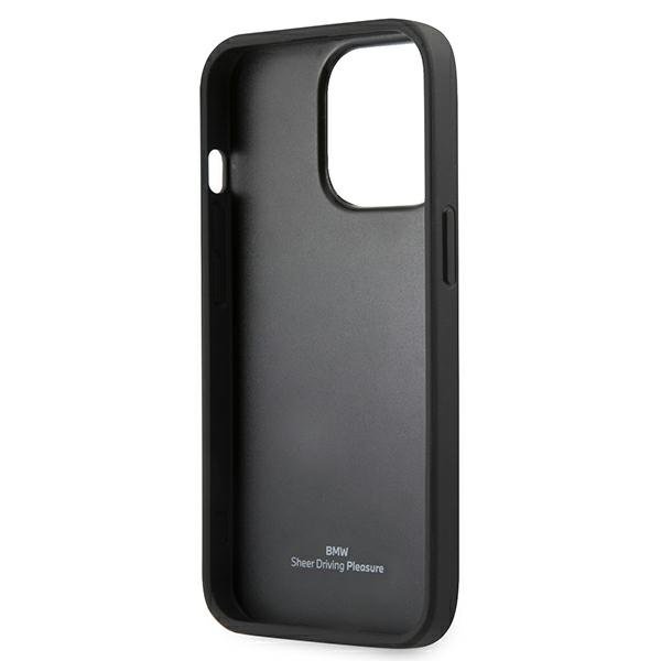 Back panel cover BMW Etui BMW BMHCP13LRSPPR iPhone 13 Pro/13 6,1" czerwony/red hardcase Leather Curve Perforate - Image 8