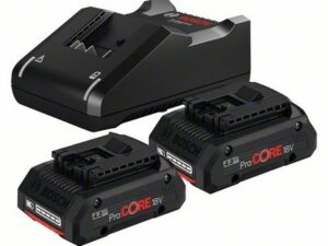 Batteries + charger Bosch GBA 18V / 2x4.0Ah ProCORE 18V + GAL 18V-40