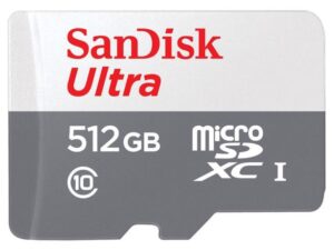 SanDisk Ultra - Pam�ov� karta flash (adapt�r microSDXC na SD zahrnuto) - 512 GB - Class 10 - microSDXC UHS-I