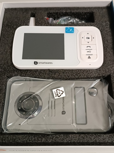 Ecost customer return Smartwares VD38W Wireless Video Door Phone with Night Vision Function and Imag - Image 7