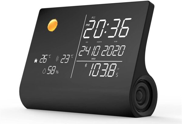 Nasa weather station + speaker BT WSP1300, black