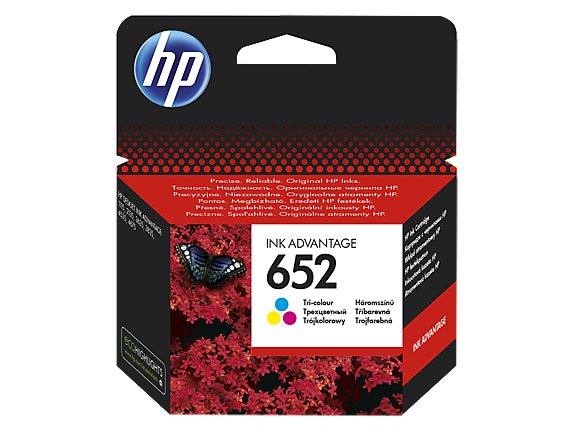 HP 652 Original Magenta,Cyan,Yellow