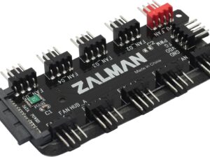 Fan HUB Zalman, 10 port x 4-pin PWM, SATA 12V, "ZM-PWM10 FH"