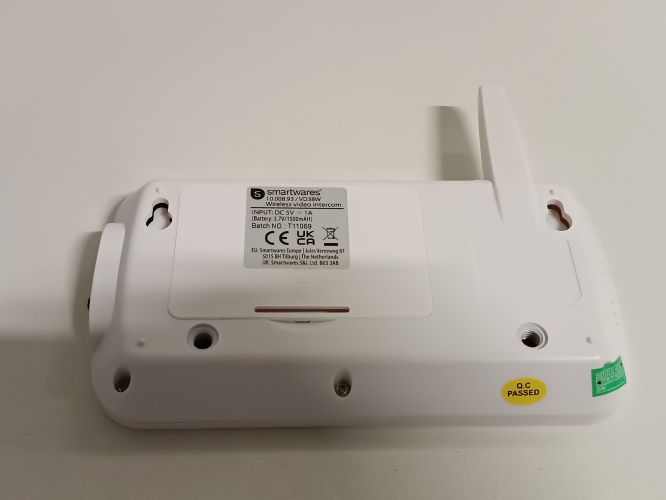 Ecost customer return Smartwares VD38W Wireless Video Door Phone with Night Vision Function and Imag - Image 8