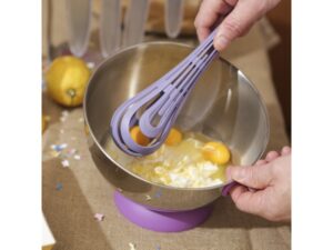 ViceVersa Kogel Mogel Bowl + Whisk Set violet 16242