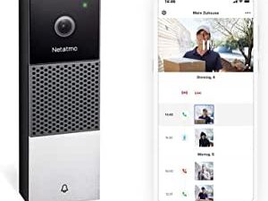 Ecost customer return Netatmo NDBDE Smart Video Doorbell with Camera, WiFi, 2Way Audio, Personal Det