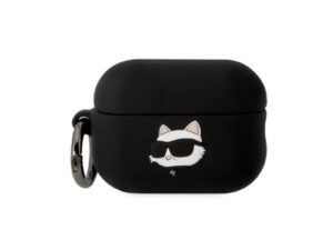 2 Products without IMEI/SN Karl Lagerfeld  Karl Lagerfeld KLA3RUNCHK AirPods 3 cover black/black Silicone Choupette Head 3D