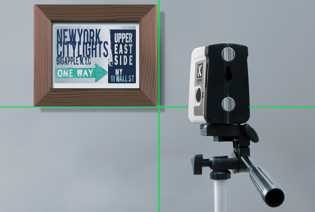 Laser level cross 862G with magnet, green beam - Image 3