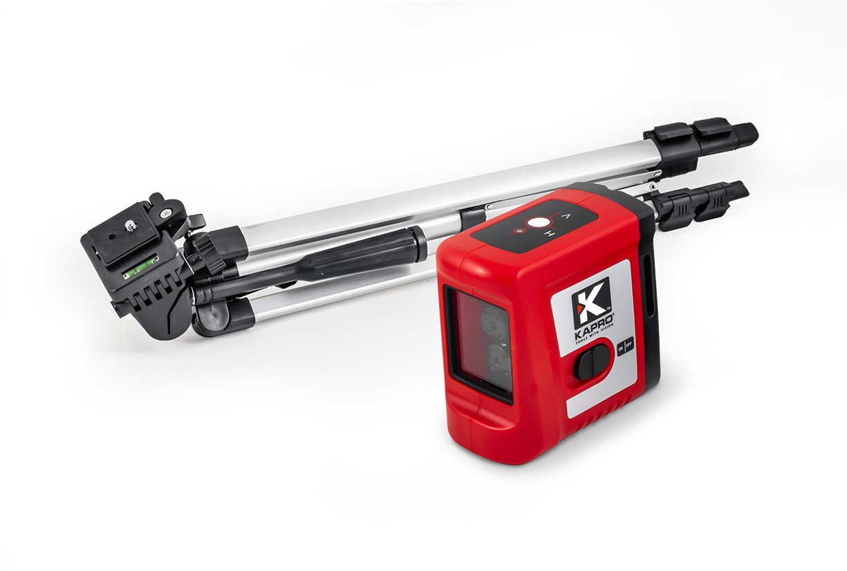 Laserlood cross 862 set with tripod