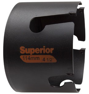 Multi construction holesaw Superior 102mm with carbide tips, depth 71mm