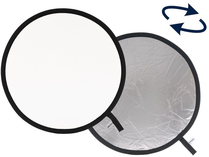 Manfrotto reflector 50cm, silver/white (LA-2031)