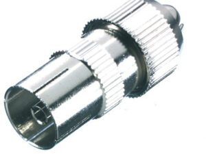 Vivanco coaxial connector, metal (48012)