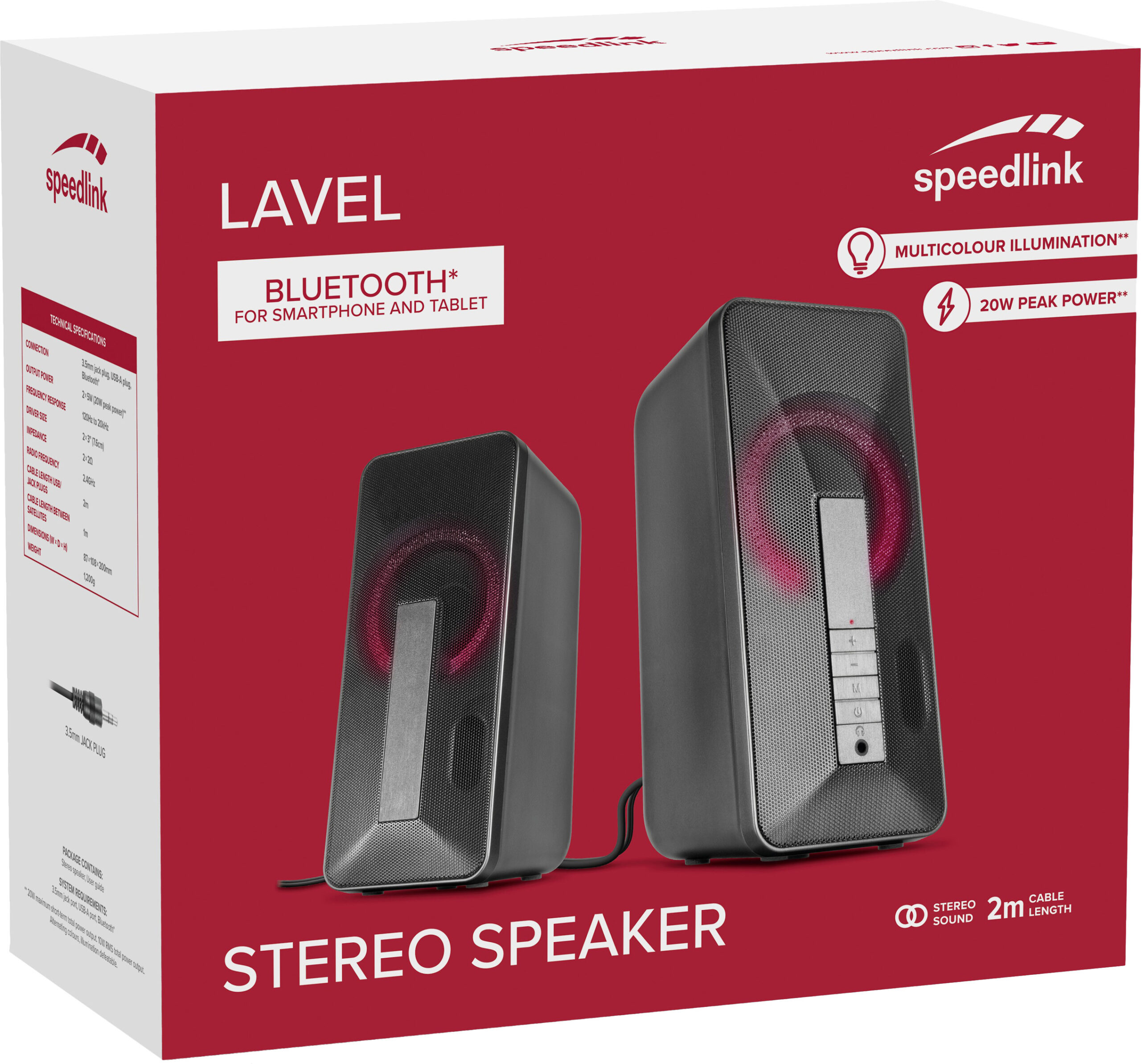 Speedlink speakers Lavel (SL-810007-BK) - Image 5