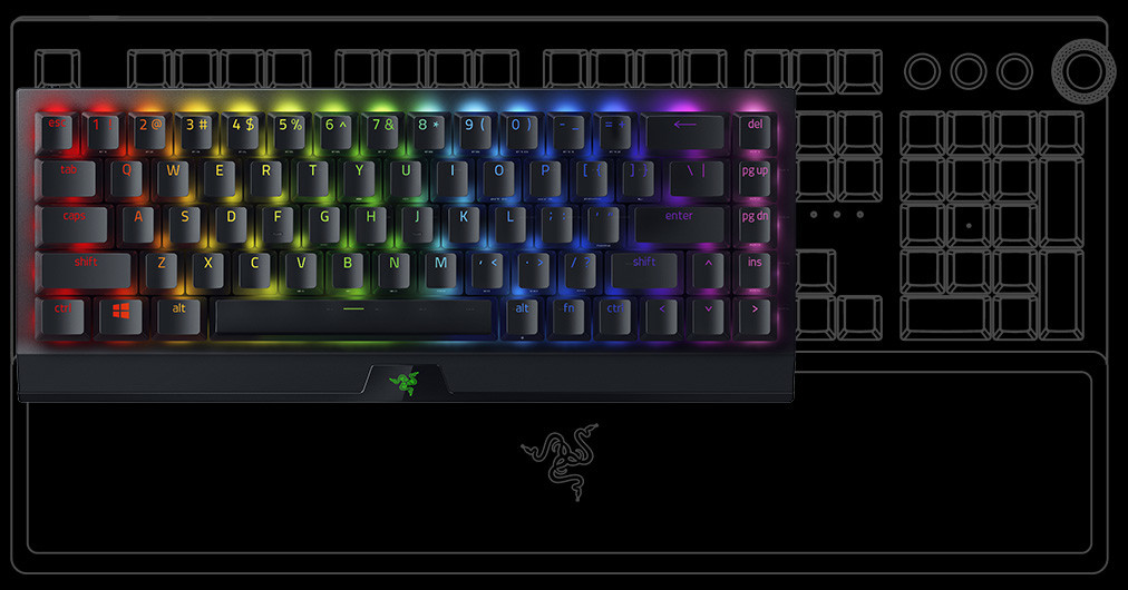 Razer wireless keyboard BlackWidow V3 Mini HyperSpeed US - Image 7