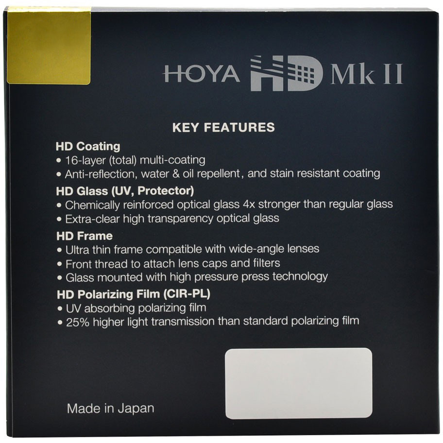 Hoya filter circular polarizer HD Mk II 58mm - Image 2