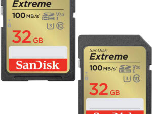 SanDisk memory card SDHC 32GB Extreme 2-pack