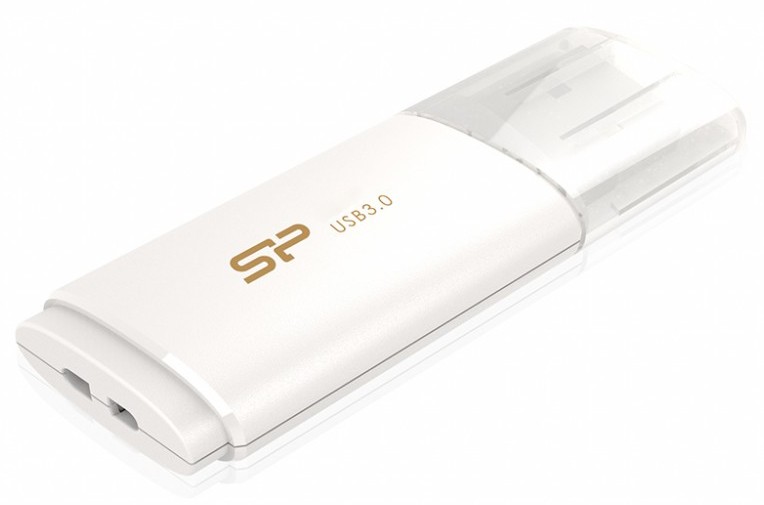 Silicon Power mälupulk 64GB Blaze B06 USB 3.0, valge