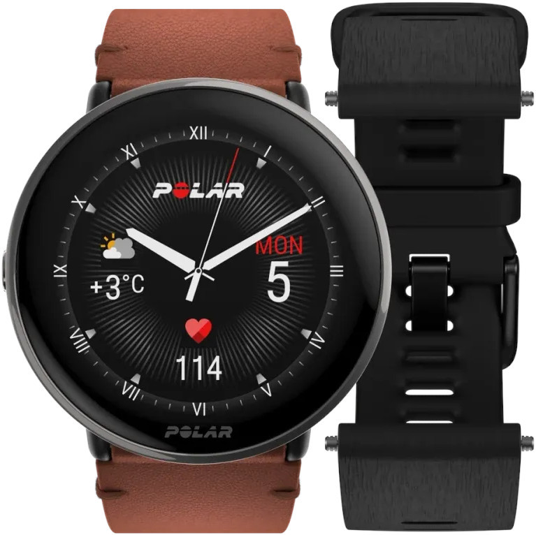 Polar Ignite 3 Titanium brązowy skórzany M/L - Image 4