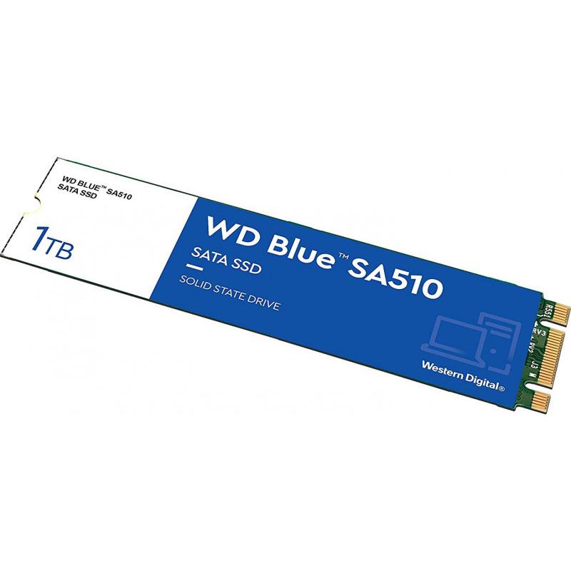 WD Blue SA510 WDS100T3B0B-00AXS0 - SSD - 1 TB - intern� - M.2 2280 - SATA 6Gb/s