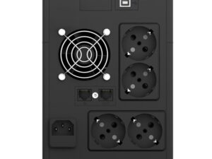 UPS NJOY, "Cadu 1500", Line Int. cu management, mini tower, 1500VA/900W, AVR, Schuko x 4, 2 x baterie GP09122F, display LCD, back-up 1 - 10 min., "UPCMTLS615HCAAZ01B" (timbru verde 11 lei)