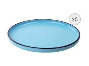 SET 6 F.DESERT, CERAMICA 20 CM, ELECTRA