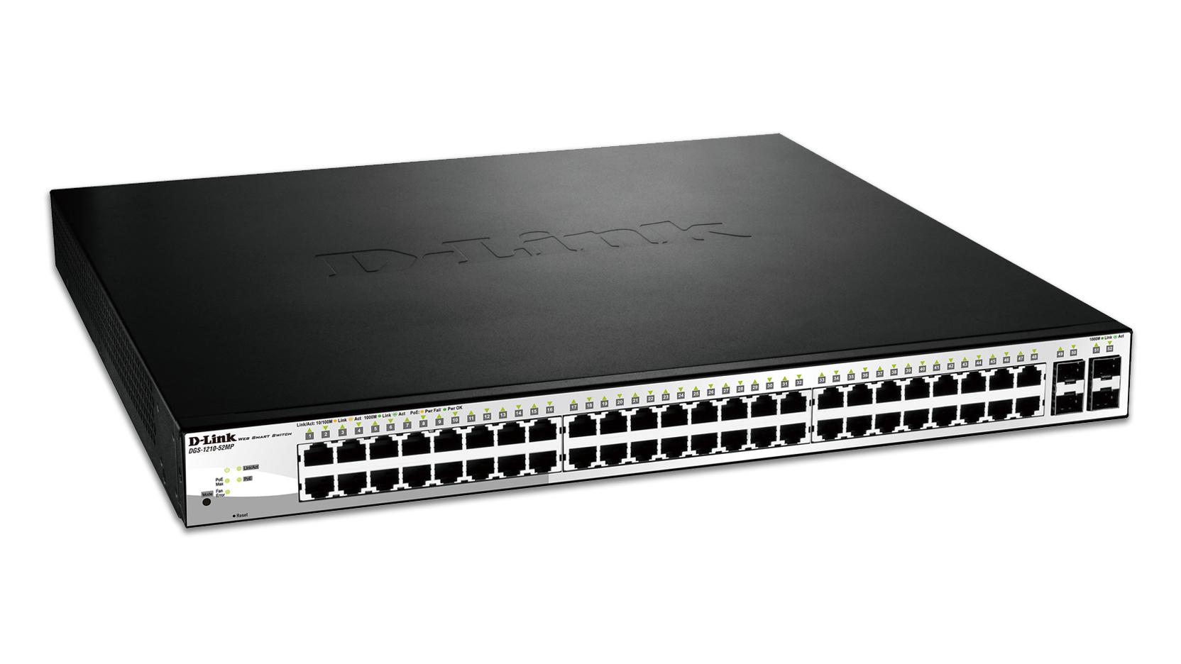NET SWITCH 52PORT 1000M POE/DGS-1210-52MP/E D-LINK