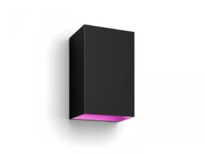 Philips Hue WCA Resonate Outdoor Wall Lantern, Black | 8 W | 2000-6500 Hue White Colour Ambiance