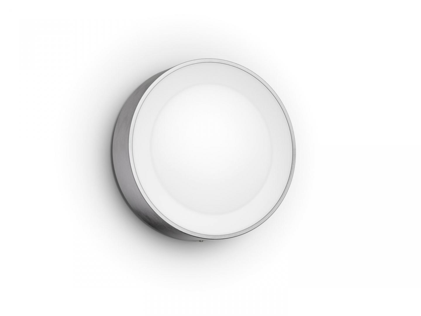 Philips Hue WCA Daylo Outdoor Wall Lantern, Inox | 15 W | 2000-6500 Hue White Colour Ambiance