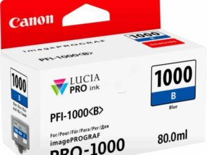 Canon PFI-1000 B - 80 ml - modr� - origin�ln� - inkoustov� z�sobn�k - pro imagePROGRAF PRO-1000