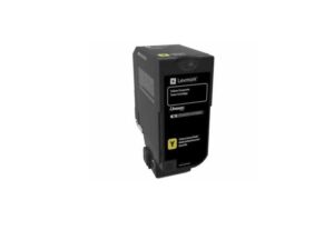 Lexmark - Gul - original - tonerkassett LCCP, Lexmark Corporate - f�r Lexmark CS720de, CS720dte, CS725de, CS725dte, CX725de, CX725dhe, CX725dthe
