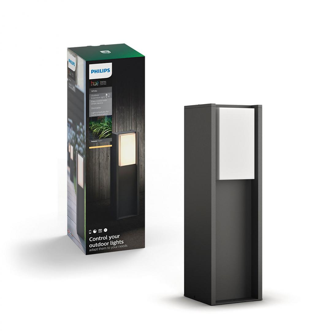 Philips Hue Turaco Outdoor Pedestal Lantern | E27 | 9 W | Warm white