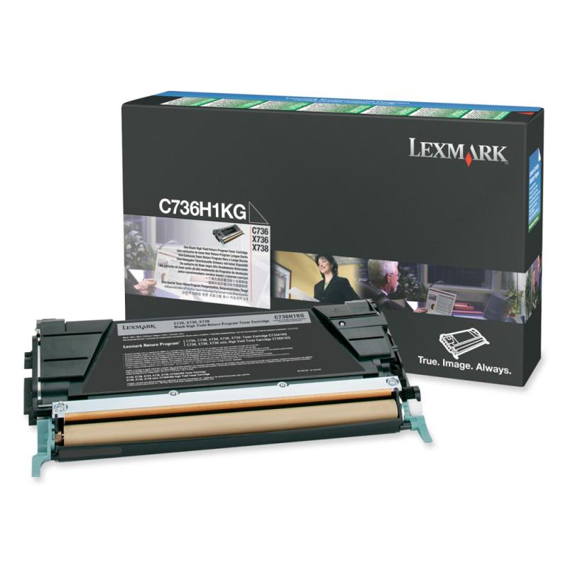Lexmark Toner hte capa LRP C73x/X73x black 12K
